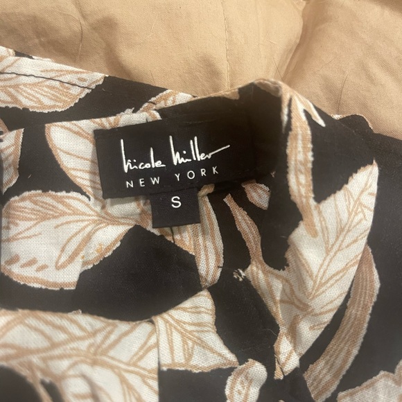 Nicole Miller New York Linen Blend Top NWT - Picture 11 of 11